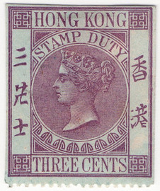 (16) 3c Lilac on Blued Paper (1885)