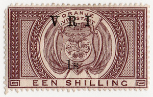 (84) 1/- Purple-Brown (1900)