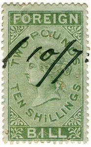 (88) £2 10/- Green (1871)