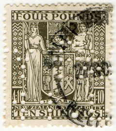 (324) £4 10/- Grey (1931)