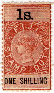 (08) 1/- Brown & Black (1883)