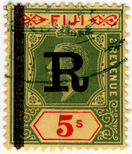 (30) 5/- Green & Red on Yellow (1914)