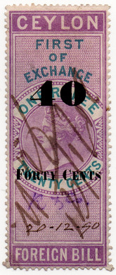 (52) 40c Overprint (1888)