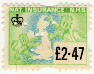 (614) £2.47 Green & Cyan (1972)