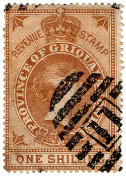 (61) 1/- Brown (postal) (1879)