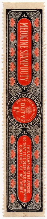 (161) 1/- Red & Black (1915)