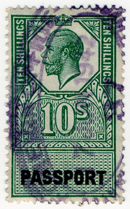 (13) 10/- Dark Green (1921)