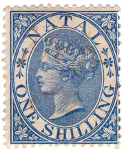 (82) 1/- Blue (1877)