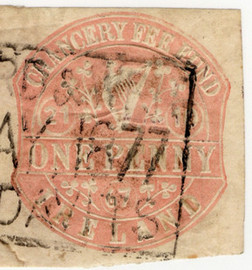 (01) 1d Rose (1867)