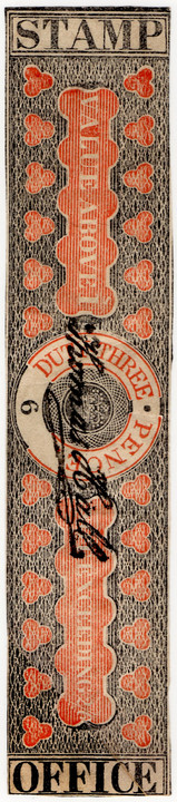 (57) 3d Black & Red (1858)