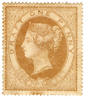 (01) 1d Bistre (1853)