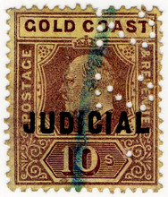 (18) 10/- Lilac & Purple on Yellow (1903)