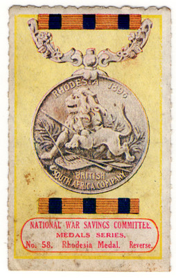 Rhodesia Medal (reverse)