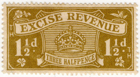 (30) 1½d Bistre (1925)