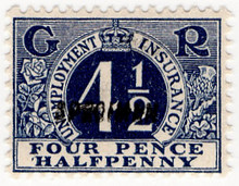 (68) 4½d Dark Blue (1921)
