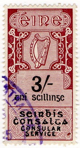 (14) 3/- Purple & Black (1943)