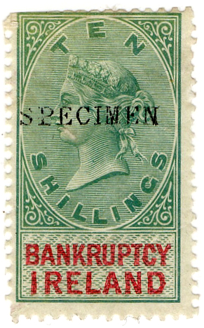 (02) 10/- Green & Red (1873)