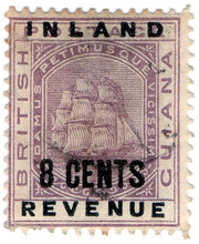 (22) 8c Lilac & Black (1888)