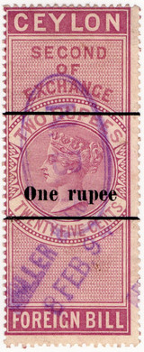 (64) 1R Overprint (1893)