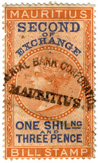 (16) 1/3d Brown & Blue (1869)