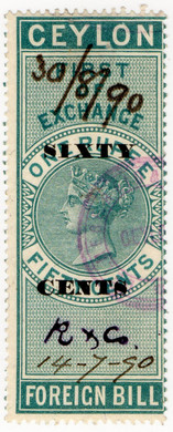 (45) 60c Overprint (1889)