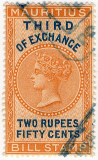 (44) 2r 50C Orange & Blue (1880)