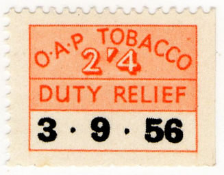 (10) 2/4d Orange & Black (1956)