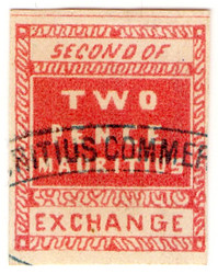 (02) 2d Red (1869)