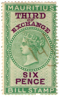 (15) 6d Green & Purple (1869)