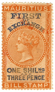 (16) 1/3d Brown & Blue (1869)