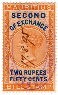 (44) 2R 50c Orange & Blue (1880)