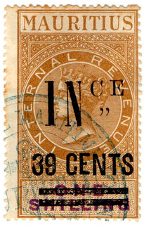 (24) 39c Overprint (1878)