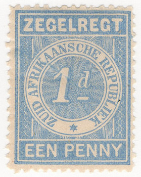 (45) 1d Blue (1886)