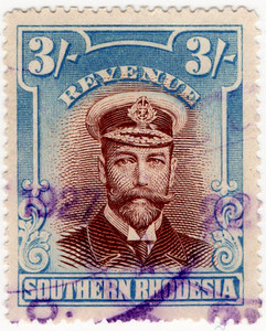 (01) 3/- Blue & Brown (1924)