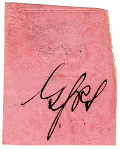 (un) 6d Embossed (1857)