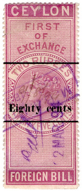 (63) 80c Overprint (1893)