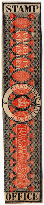 (42) 1½d Black & Red (1823)
