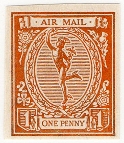 1d Metallic Gold - proof (1923)