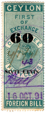 (54) 60c Overprint (1890)