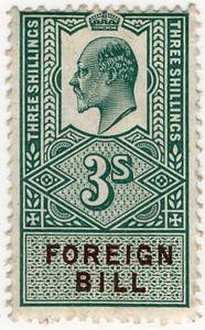 (144) 3/- Green & Brown (1907)