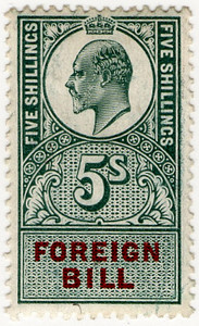 (146) 5/- Green & Brown (1907)
