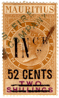 (25) 2/- Brown & Purple  52c (1878)