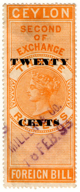 (42) 20c Overprint (1891)