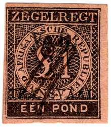 (24) £1 Black on Red (1877)