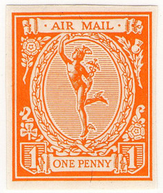 1d Orange - proof (1923)