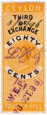 (27) 80c Yellow & Black (1874)