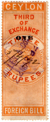 (41) 1R Overprint (1891)