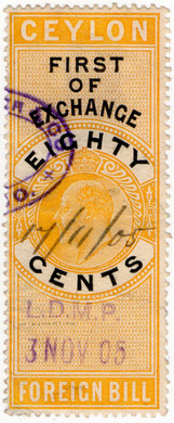 (80) 80c Orange & Black (1905)