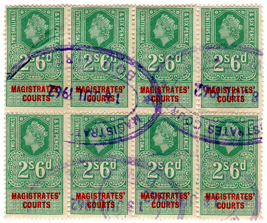 (03) 2/6d Green & Scarlet (1962)