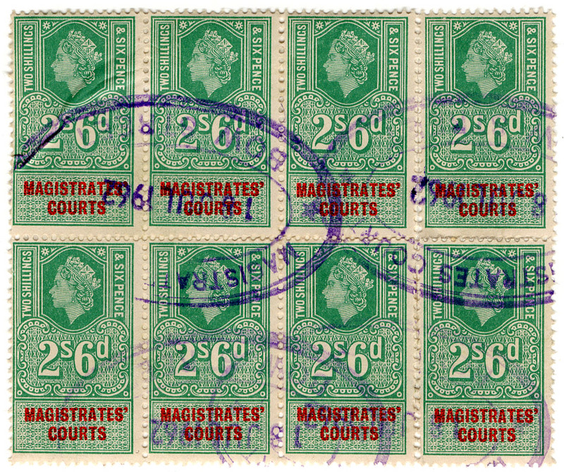 (03) 2/6d Green & Scarlet (1962)